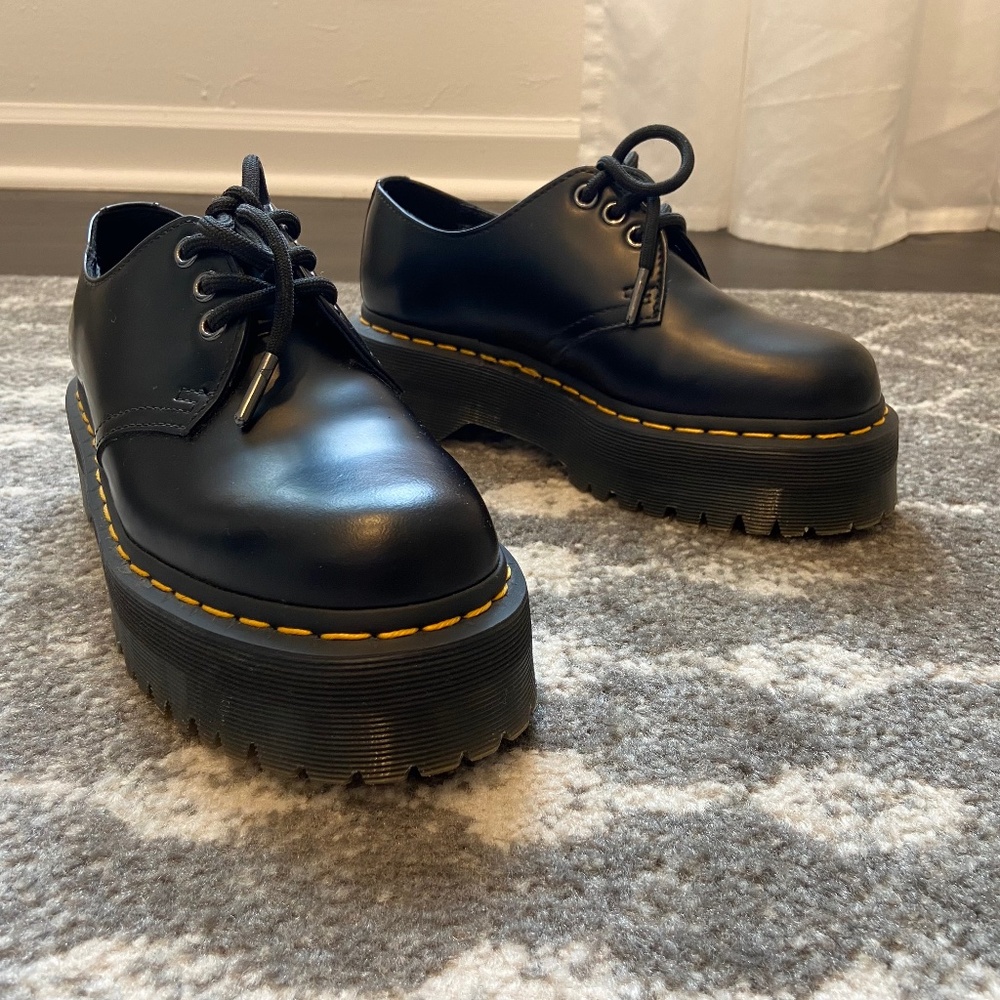 1461 SMOOTH LEATHER PLATFORM SHOES